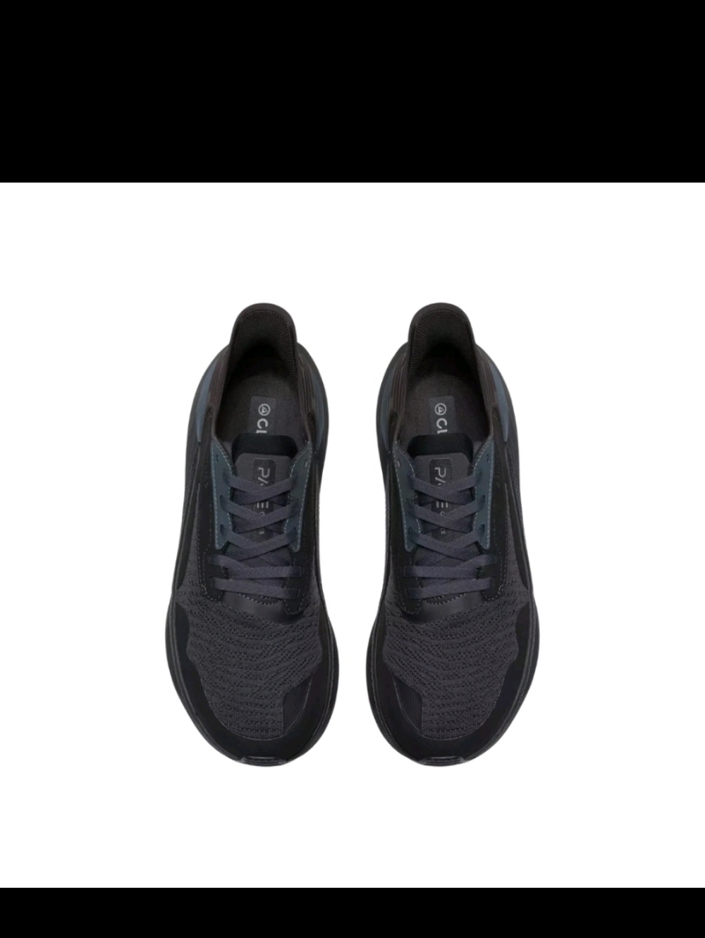 Clarks Pace Men's Podiatrist Approved Walking Shoes - Black - Picture 4 of 8